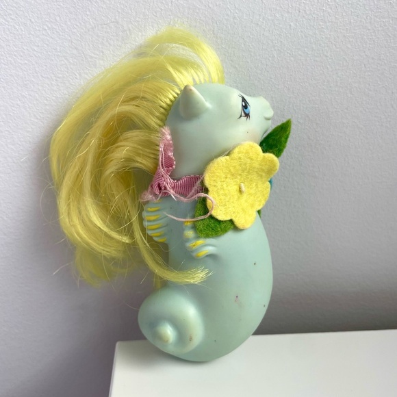 Vintage My Little Pony G1 Seahorse Baby Tiny Bubbles - Picture 4 of 4